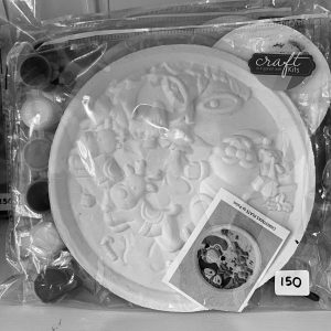 Christmas plate to paint